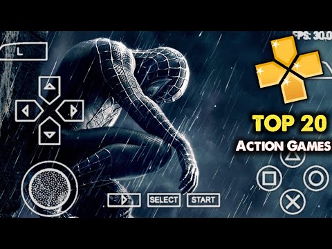 Top 20 PPSSPP Action Games For Android  2024  HD || High Graphics