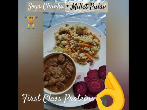 Go for Millets Soya for Strength🏋️#dinner #sundayspecial #healthy