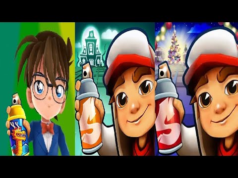 Subway Surfers Chinese Version VS Halloween 2024 VS Subway Surfers CHRISTMAS 2024 Gameplay  HD