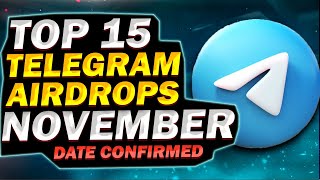 15 Telegram Airdrops November Listing Date CONFIRMED 2024