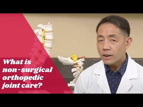 What is non-surgical orthopedic joint care?