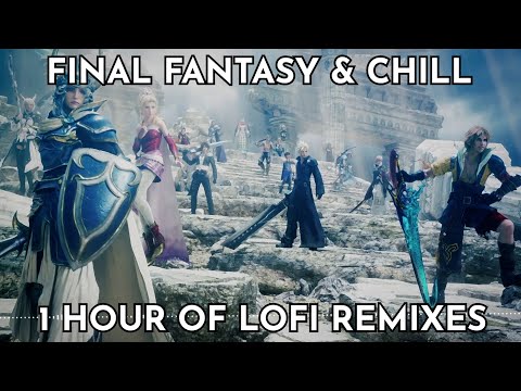 1 Hour of Final Fantasy Chill LoFi Remixes - Study/Sleep/Relaxation