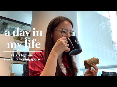 a day in my Life | as a 21-yr old working in singapore 👩🏻‍💻✨