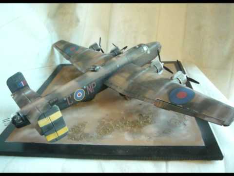 Airfix - RAF Halifax B.III bomber 英國哈利法克斯轟炸機.  ハリファックス爆撃機.