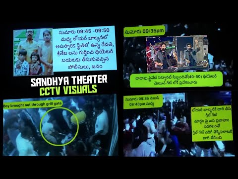 Allu Arjun Sandhya Theater Issue | Sandhya Theater CCTV Visuals Released By Hyderabad Police