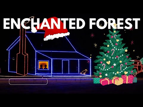 Christmas Celebration has begun l Enchanted forest l Light show