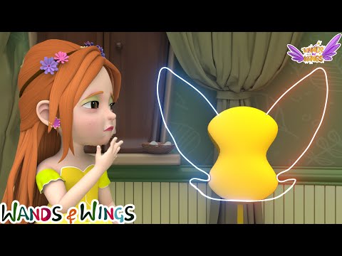 Where Is My Wing? | Princess Lost Her Wings + Princess Face Paint | Princess Songs - Wands And Wings