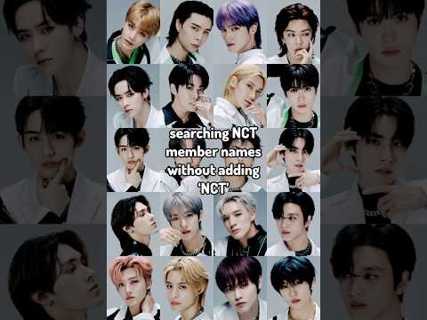 Looking up NCT member names without adding NCT