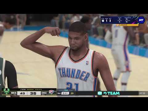 Bucks vs Thunder NBA 2K25 My Team