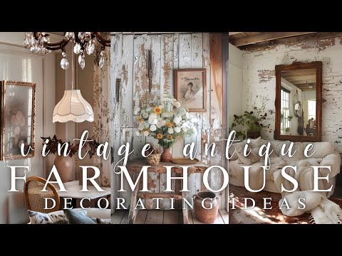 NEW- Turning Grandma’s Treasures into Farmhouse Gems: A Guide to Vintage Antique Farmhouse Styling 🦋