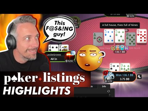 Lex Veldhuis shocked by a Bold bluff! Online Poker Highlights