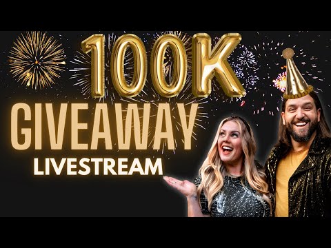 100K Subscriber GIVEAWAY Livestream + Q & A