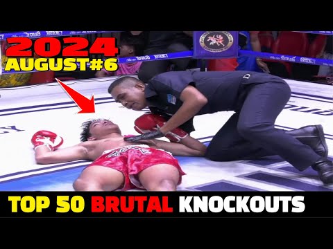 August 2024:Top 50 Savage Knockouts #6 (MMA•Muay Thai•Kickboxing•Boxing)(HD)