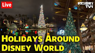 🔴Live: Holidays around Disney World - Park & Resort Hopping - Disney World Live Stream