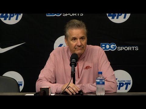 John Calipari and Boogie Fland speak to the media after 72-67 loss to Baylor