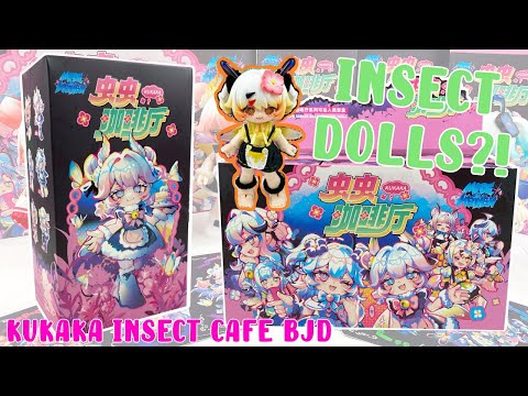 Let's Open 6 INSECT THEMED BJD Blind Boxes?! KUKAKA INSECT CAFE BALL JOINTED DOLLS FROM KIKAGOODS!