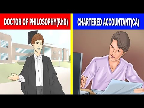 CA vs P.hD Which is Better || Doctor of Philosophy or Chartered Accountant