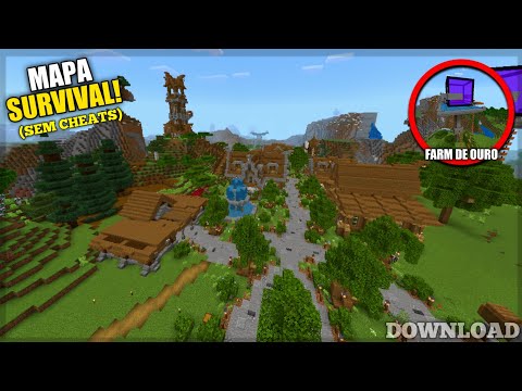 DOWNLOAD MAPA SURVIVAL LEVE COM FARMS, CONSTRUÇÕES TOPS E ITENS OPS - MOSTRANDO MAPAS #10