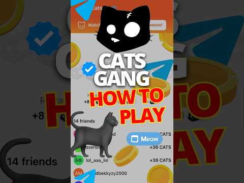 CatsGang EXPLAINED and Increase INVITES #catsgang #telegram