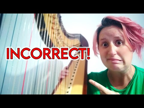 Even professional harpists make this mistake!