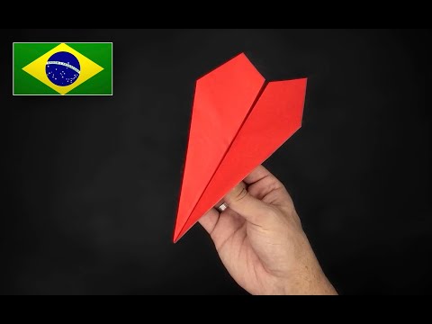 Como fazer um Avião de Papel que voa muito bem! - Modelo 1