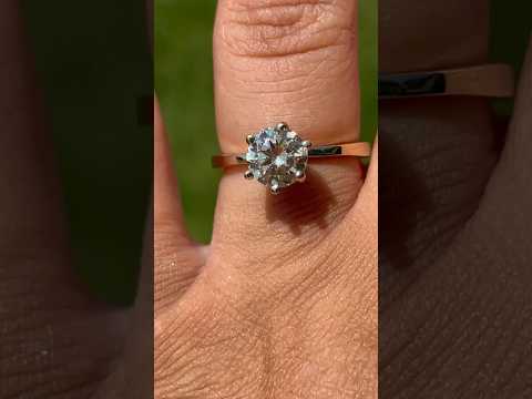 Handmade engagement ring #jewelry #asmr #goldsmith #engagementring #ring #goldring