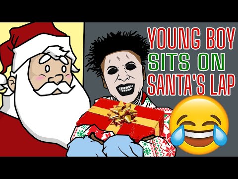 YoungBoy sits on Santa's Lap (Youngboy Never Broke Again)