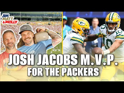 PACKERS BEAT SEAHAWKS -- Is Josh Jacobs the MVP for the Green Bay Packers this season?