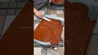 Amritsar’s Famous Chocolate Burfi Making😍🔥|| Indian Street Food