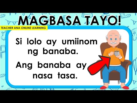 MAGBASA TAYO llPagsasanay sa Pagbasa ng Tagalog ll FILIPINO READING for Kindergarten and Gradeschool