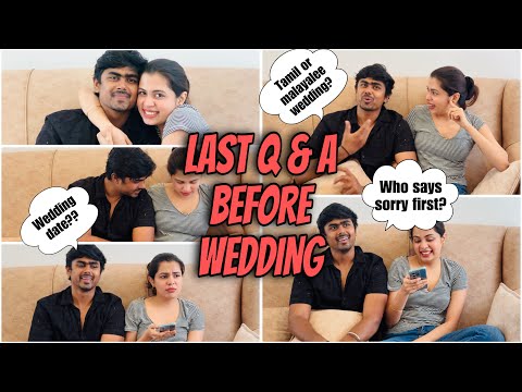 Last Q & A before Wedding | Diya Krishna | Aswin Ganesh | Ozy Talkies