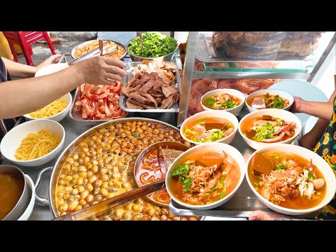 Delicious and popular! Collection of street food in Sai Gon, Vietnam