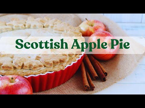 Scottish Apple Pie - the BEST, most flavorful apple pie you'll ever make