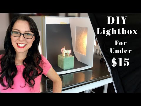 DIY Lightbox for Product Photography for Under $15