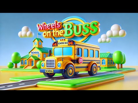 ✨ Wheels On The Bus Go To Town | Nursery Rhymes & Kids Songs - Hey Play World Bear Sensory Kids