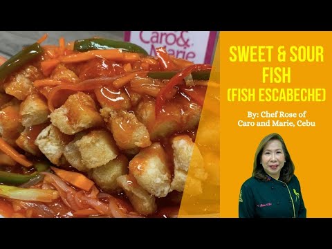 Sweet & Sour Fish (Fish Escabeche)