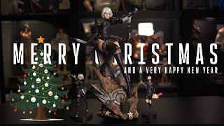 Merry Christmas with Nier Automata 2B Cool Bear Pop up Parade Unboxing and Review #figureunboxing