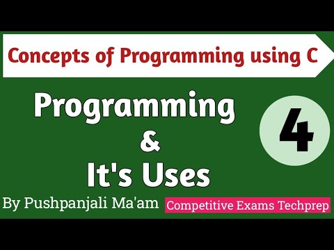 Lec -1.4 Programming & Use of Programming || Basic Concept of Programming  in Hindi