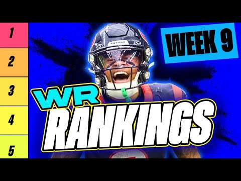 🔥 NEW Top 36 WR RANKINGS for Week 9 Fantasy Football 🚀 | Fantasy Football Rankings