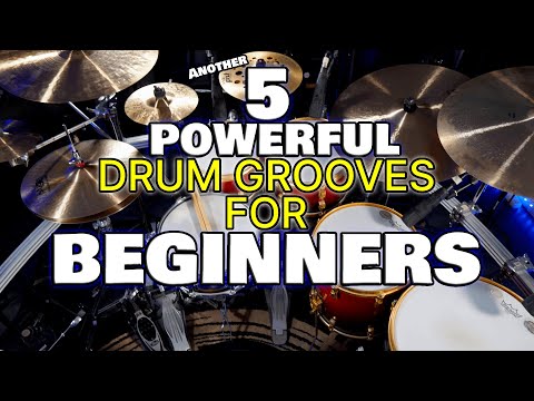 Another 5 Powerful DRUM GROOVES For Beginners! | DRUM LESSON - That Swedish Drummer