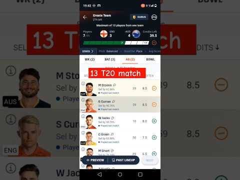 eng vs aus dream11 team kaise banaye | eng vs aus dream11 team kaise banaye | #engvsaus T20 match