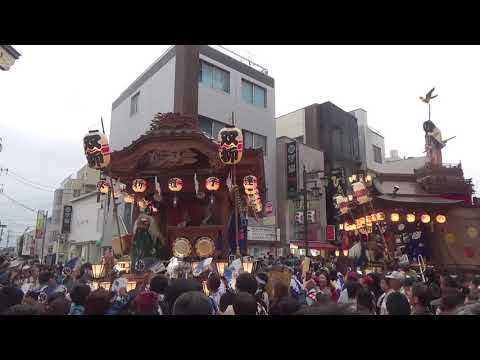 飯能まつり【第二回目山車引き合わせ】