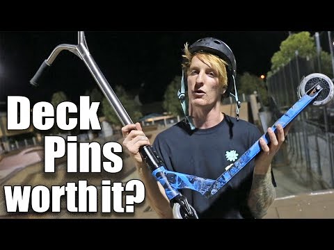 REVIEWING SCOOTER DECK PINS | DIY SCOOTER HACK