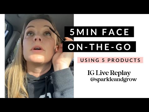 Fast Easy Makeup On-The-Go | 5 Minute Face with 5 Beauty Society Products