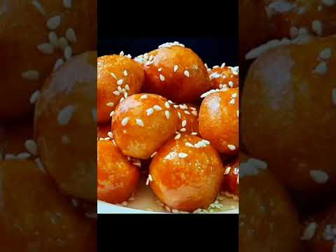 Arabian Sweet Dumplings - Luqaimat #shorts