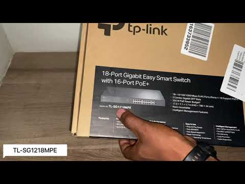 "Peek Inside: Unboxing TP-Link's TL-SG1218MPE Switch!"