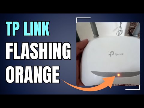 Orange Light On TP-Link Router – What it Means and How To Fix!