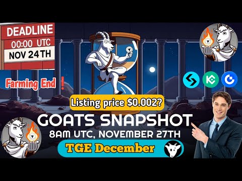 "Goats Airdrop claiming" & withdrew update goats listing on very soon