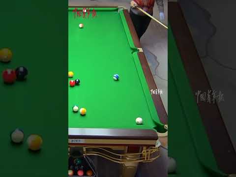 How many shots does it take to clear a pool table? For this 75-year-old grandma, the answer is ONE!