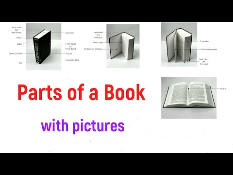 parts of a book - parts of book video - book parts name - book body parts - diyas funplay